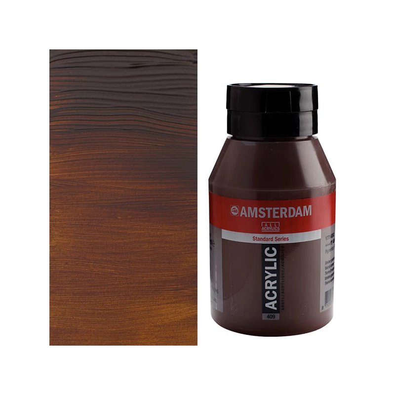 Talens Amsterdam akrilfesték, 1000 ml - 409, burnt umber