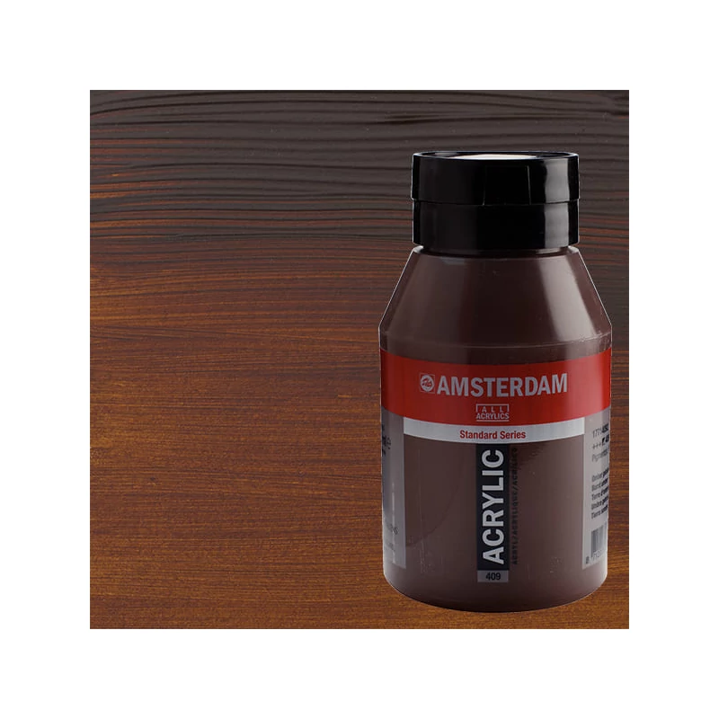 Talens Amsterdam akrilfesték, 1000 ml - 409, burnt umber