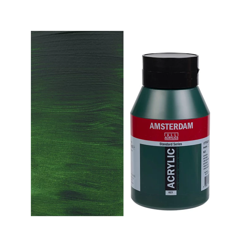 Talens Amsterdam akrilfesték, 1000 ml - 623, sap green