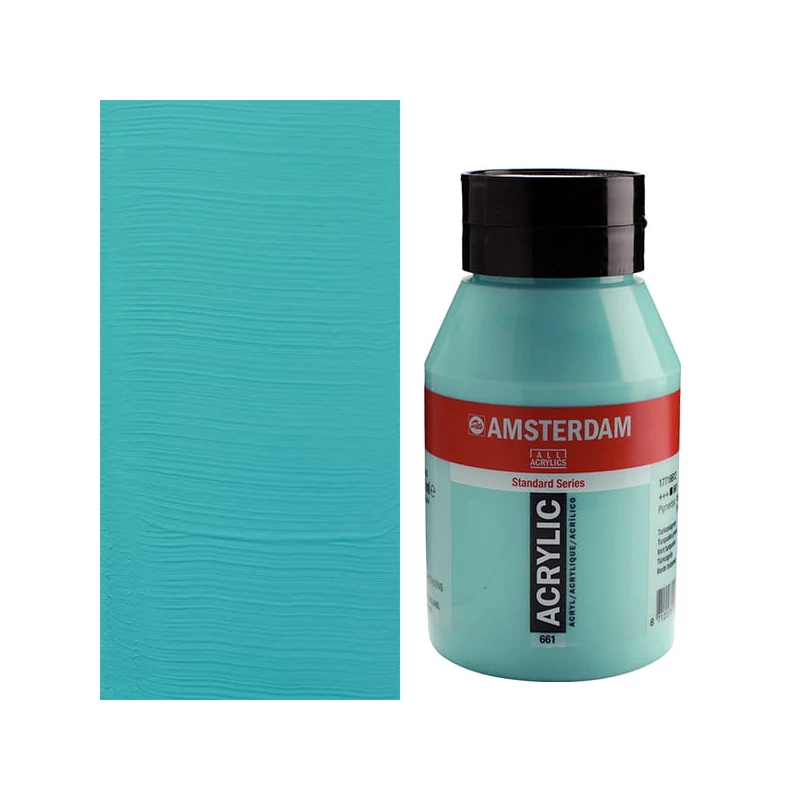 Talens Amsterdam akrilfesték, 1000 ml - 661, turquoise green