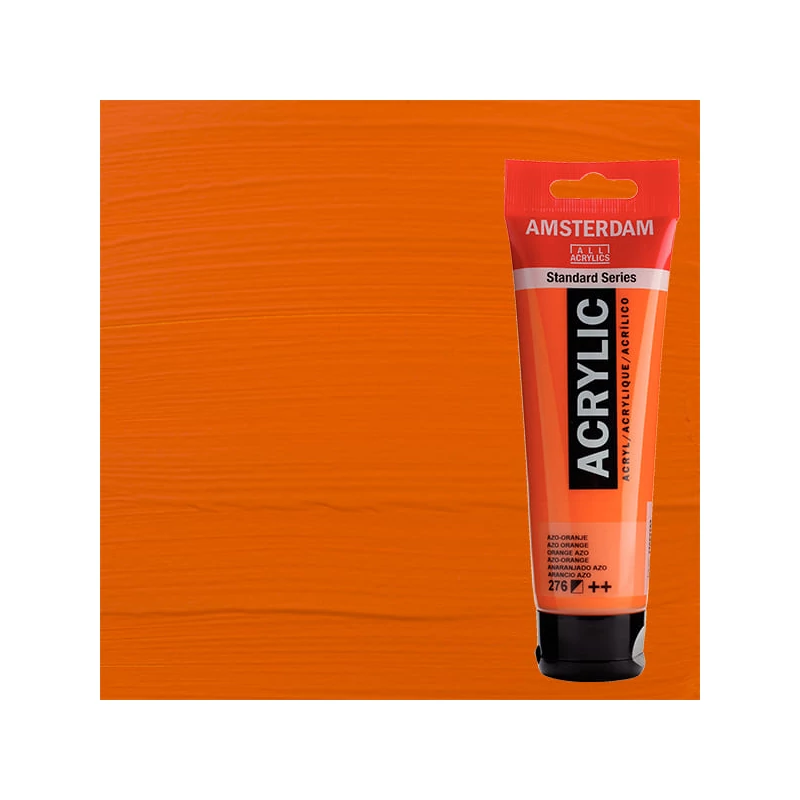 Talens Amsterdam akrilfesték, 120 ml - 276, azo orange