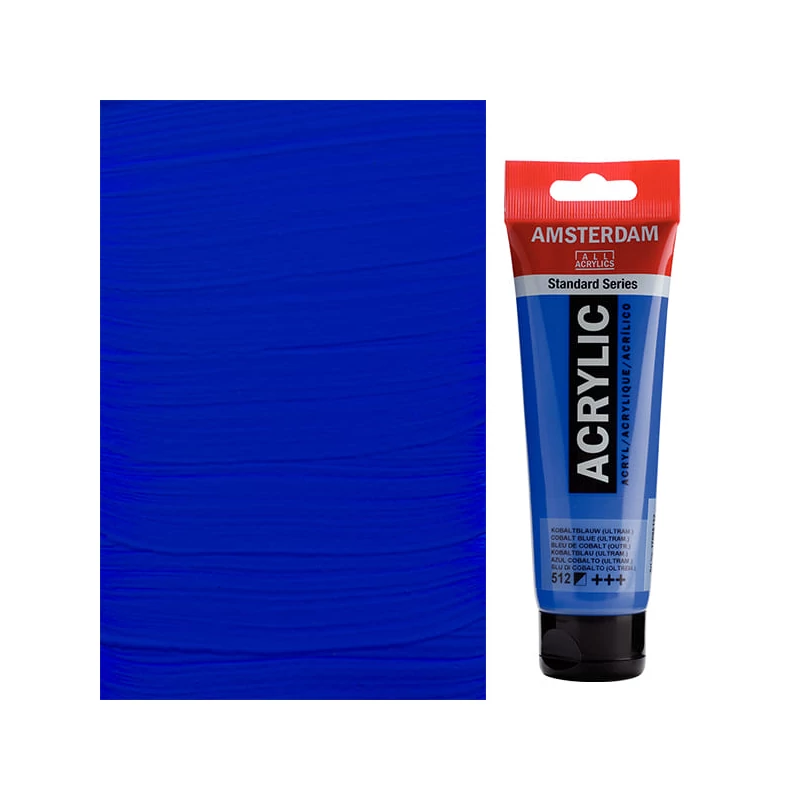 Talens Amsterdam akrilfesték, 120 ml - 512, cobalt blue (ultramarine)