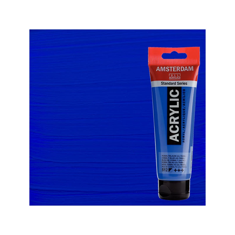 Talens Amsterdam akrilfesték, 120 ml - 512, cobalt blue (ultramarine)