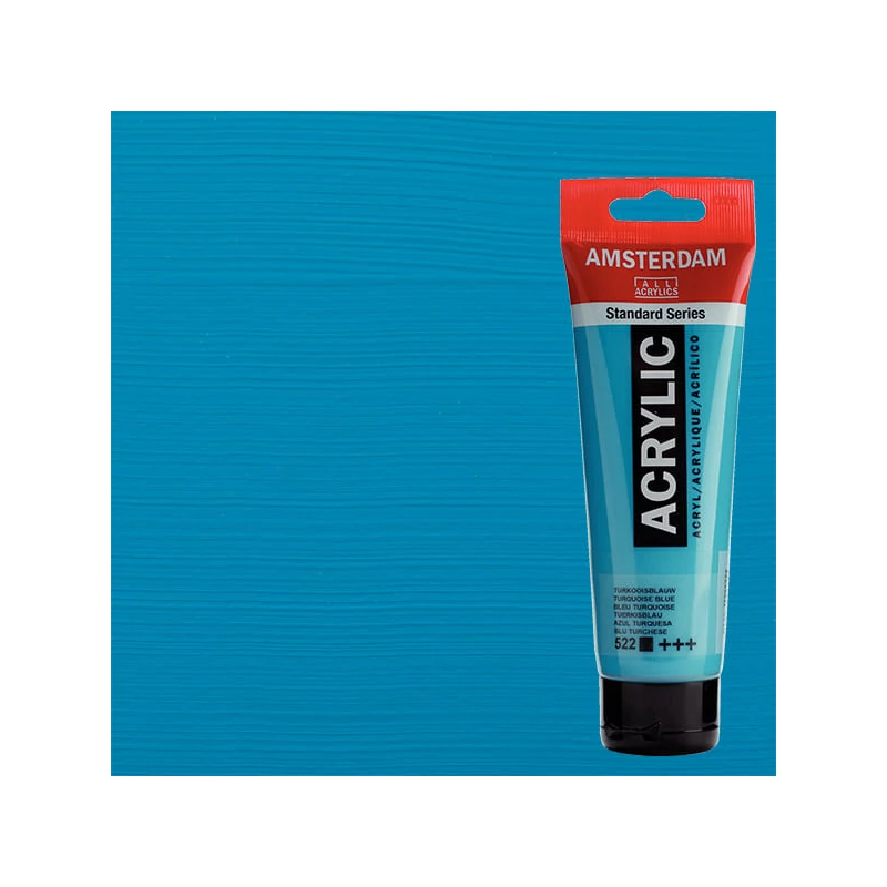 Talens Amsterdam akrilfesték, 120 ml - 522, turquoise blue