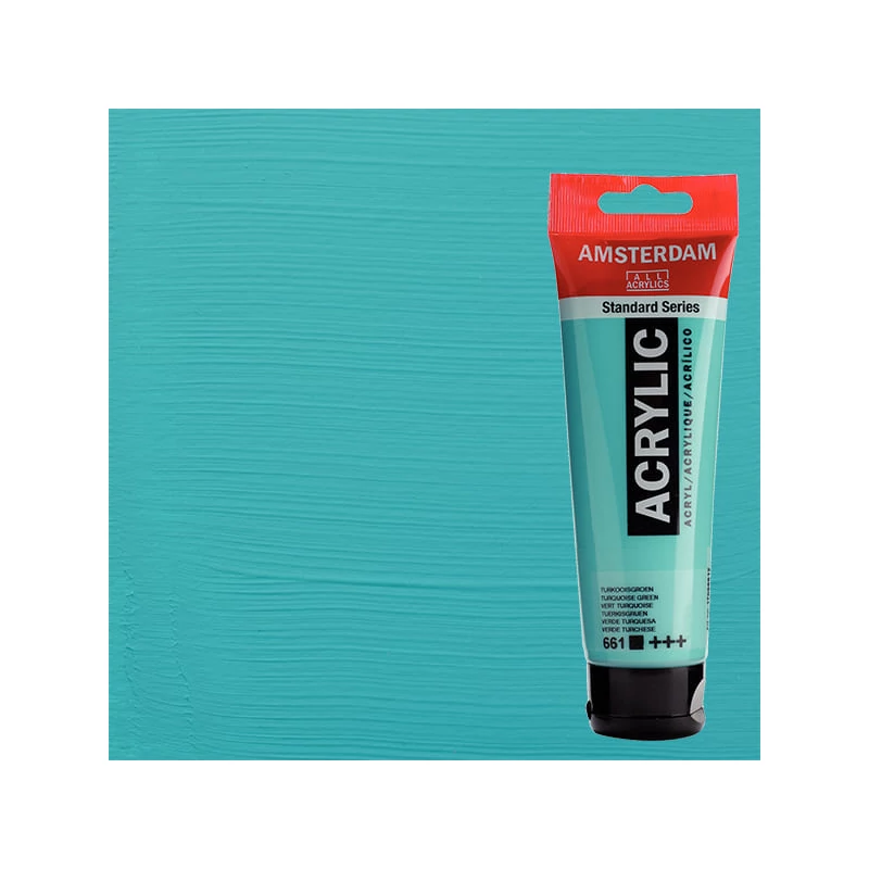 Talens Amsterdam akrilfesték, 120 ml - 661, turquoise green