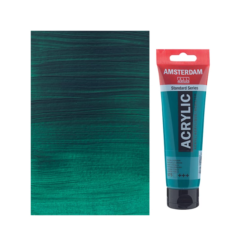 Talens Amsterdam akrilfesték, 120 ml - 675, phthalo green