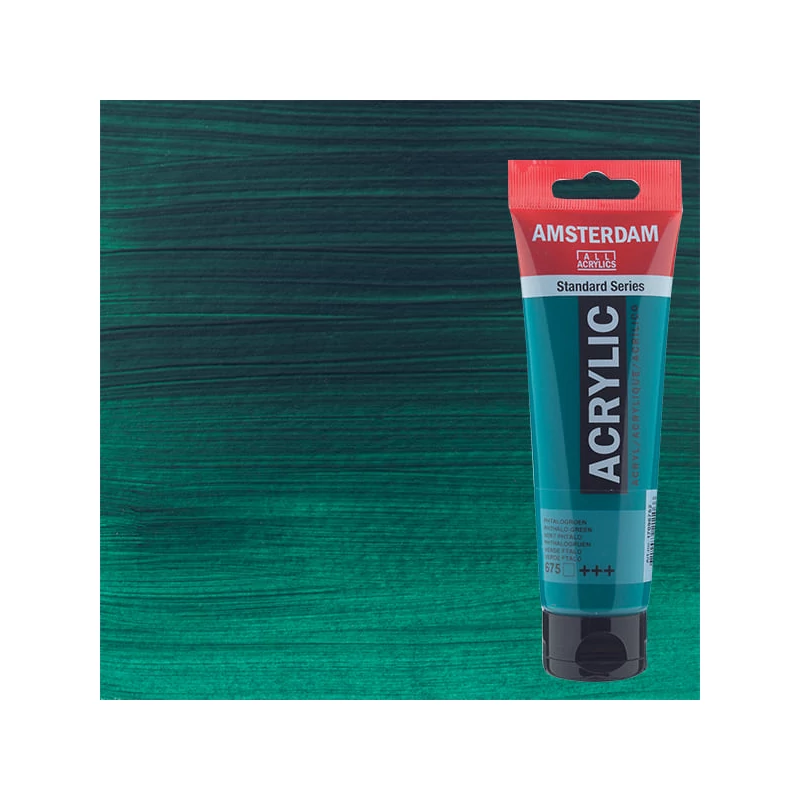 Talens Amsterdam akrilfesték, 120 ml - 675, phthalo green