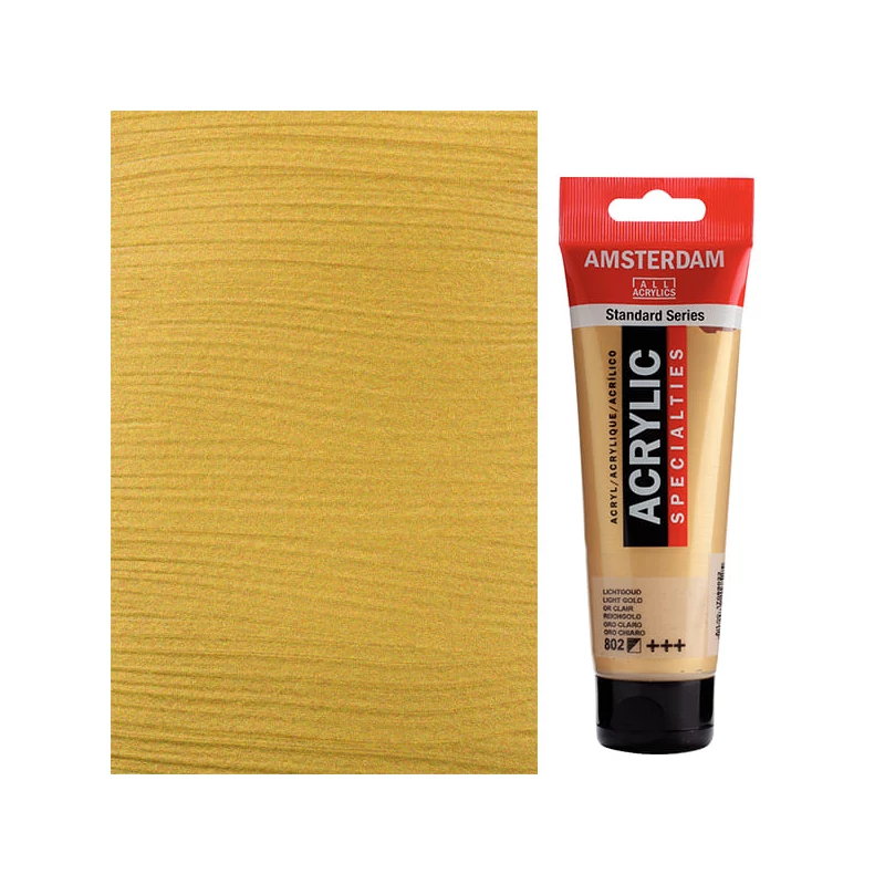 Talens Amsterdam akrilfesték, 120 ml - 802, light gold