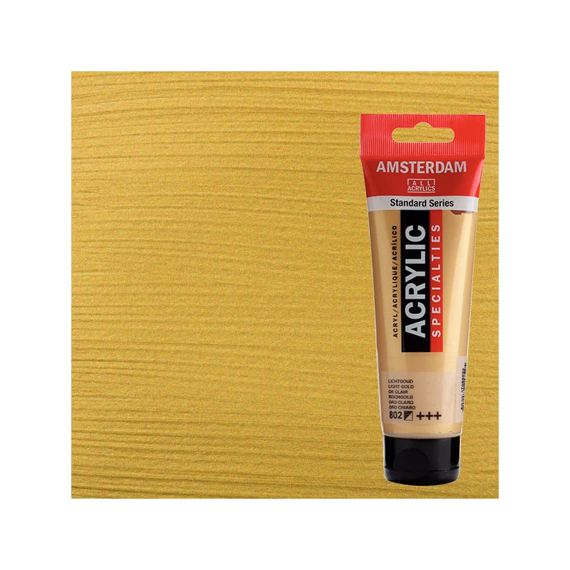 Talens Amsterdam akrilfesték, 120 ml - 802, light gold