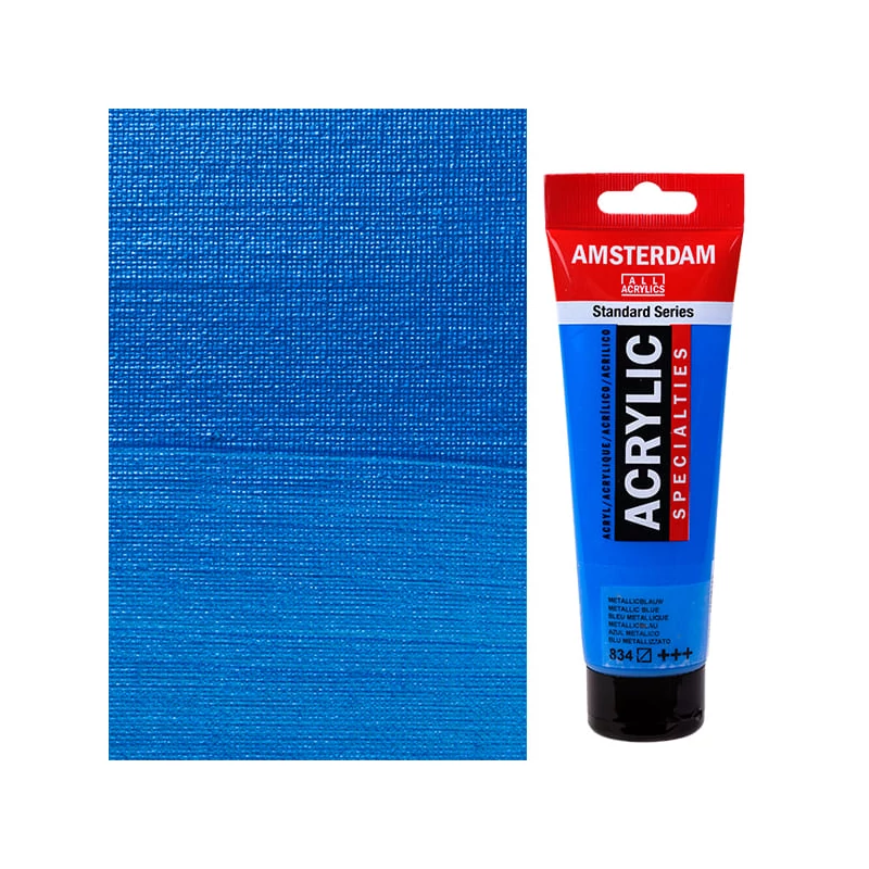 Talens Amsterdam akrilfesték, 120 ml - 834, metallic blue