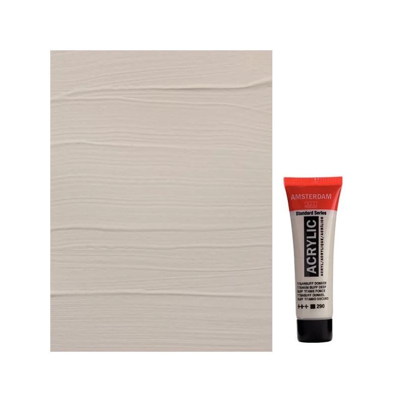 Talens Amsterdam akrilfesték, 20 ml - 290, titanium buff deep