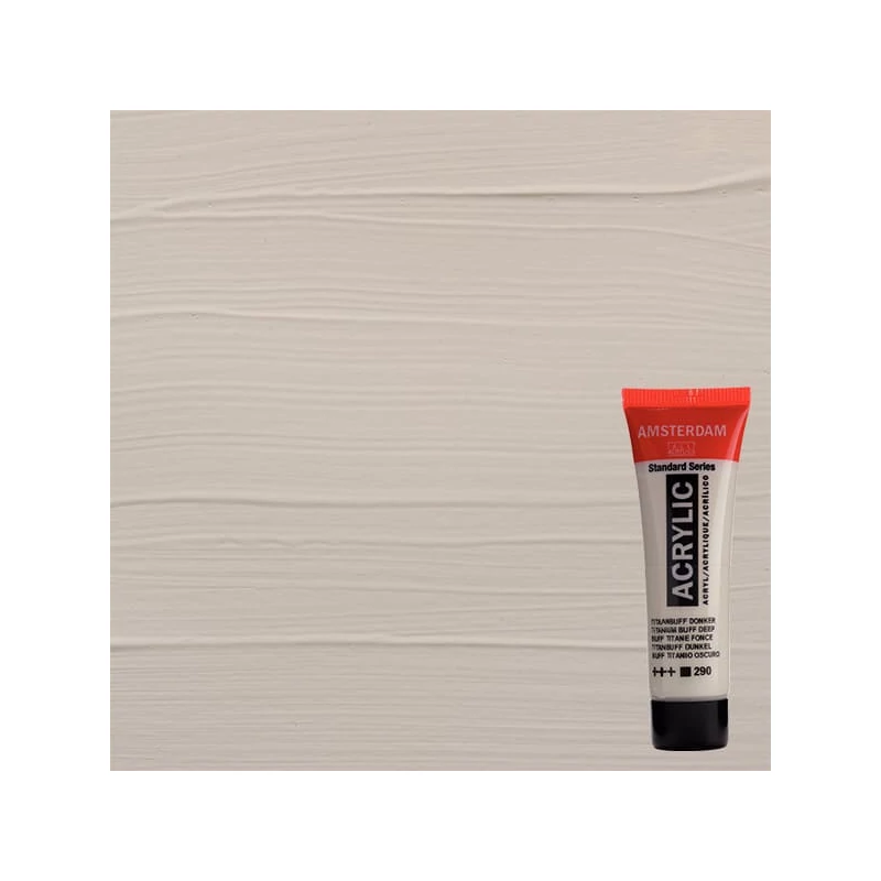 Talens Amsterdam akrilfesték, 20 ml - 290, titanium buff deep