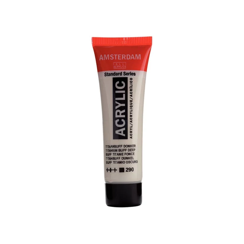 Talens Amsterdam akrilfesték, 20 ml - 290, titanium buff deep