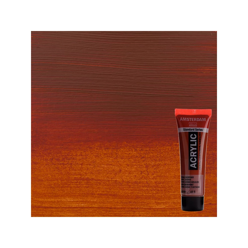 Talens Amsterdam akrilfesték, 20 ml - 411, burnt sienna