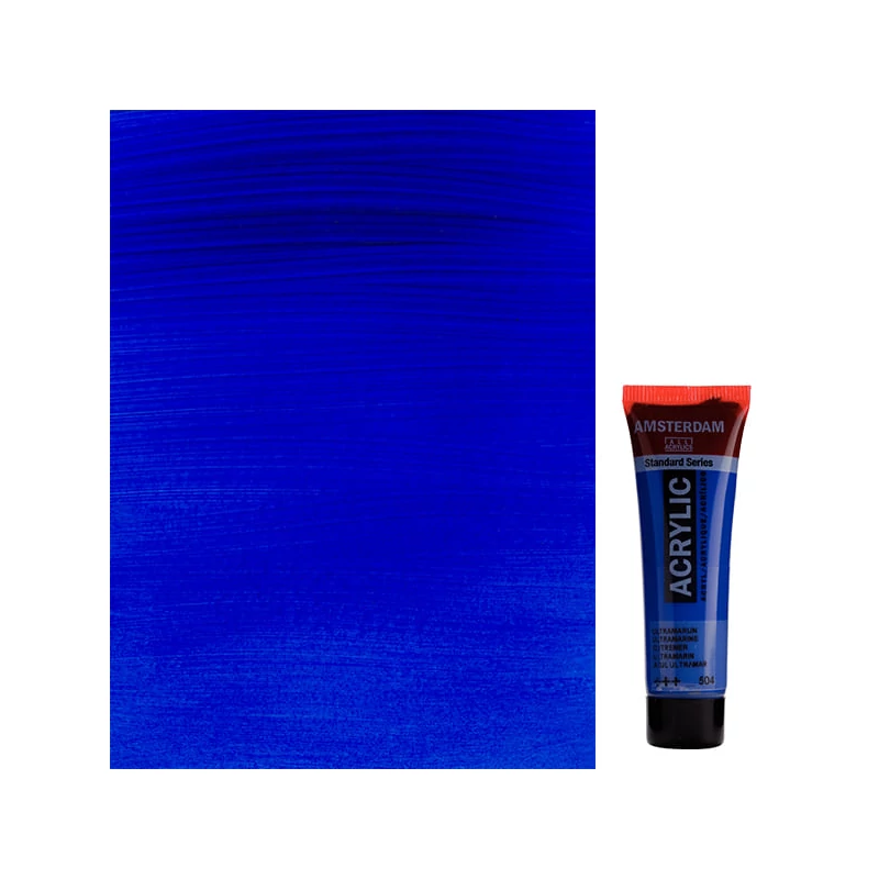 Talens Amsterdam akrilfesték, 20 ml - 504, ultramarine