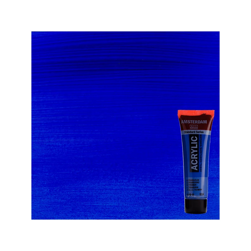 Talens Amsterdam akrilfesték, 20 ml - 504, ultramarine