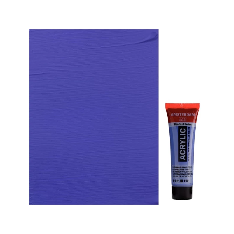 Talens Amsterdam akrilfesték, 20 ml - 519, ultramarine violet light