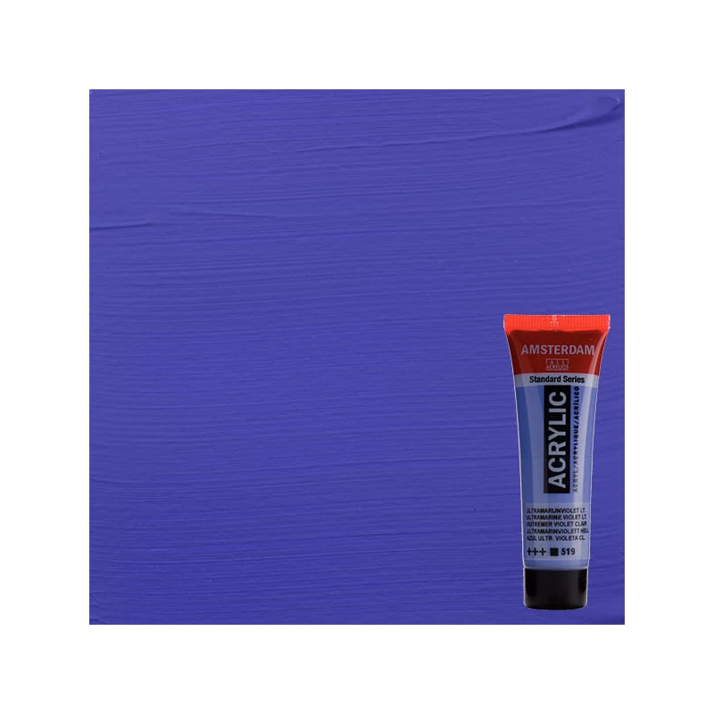 Talens Amsterdam akrilfesték, 20 ml - 519, ultramarine violet light