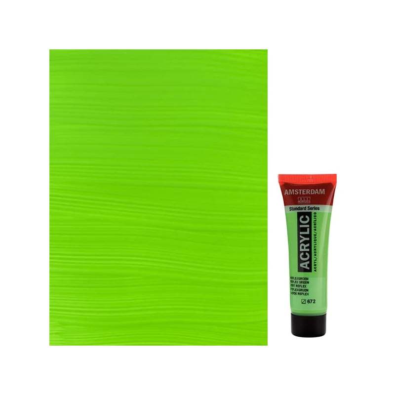 Talens Amsterdam akrilfesték, 20 ml - 672, reflex green