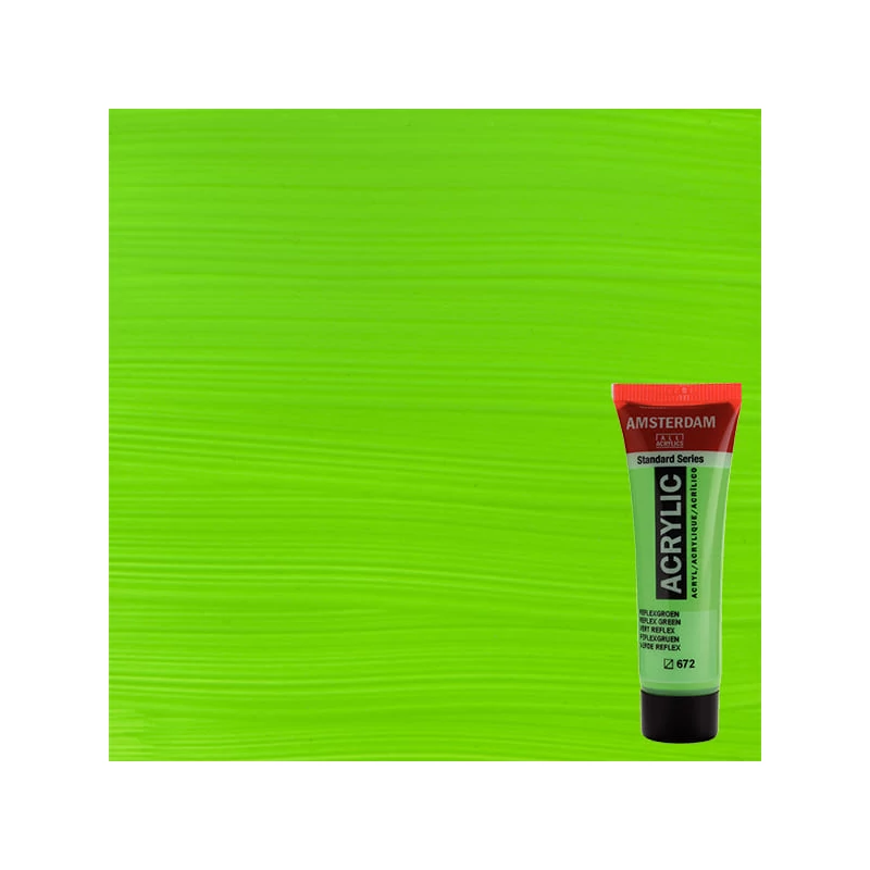 Talens Amsterdam akrilfesték, 20 ml - 672, reflex green