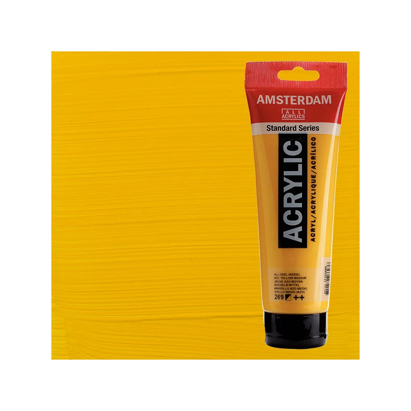 Talens Amsterdam akrilfesték, 250 ml - 269, azo yellow medium