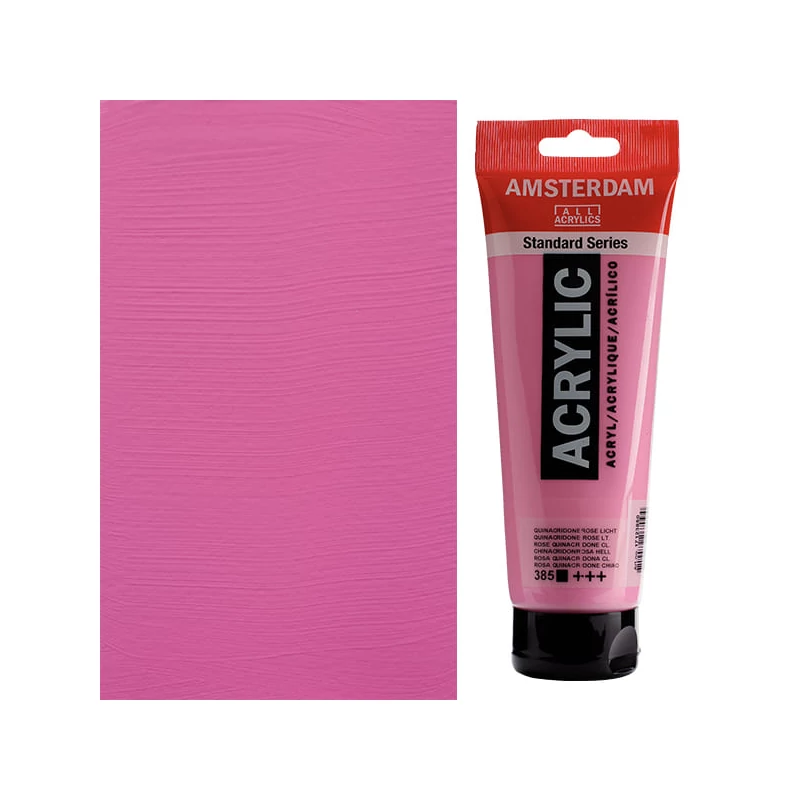 Talens Amsterdam akrilfesték, 250 ml - 385, quinacridone rose light