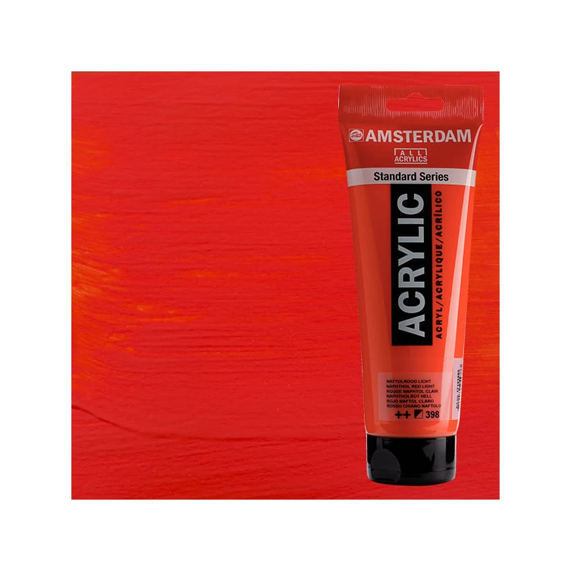 Talens Amsterdam akrilfesték, 250 ml - 398, naphthol red light