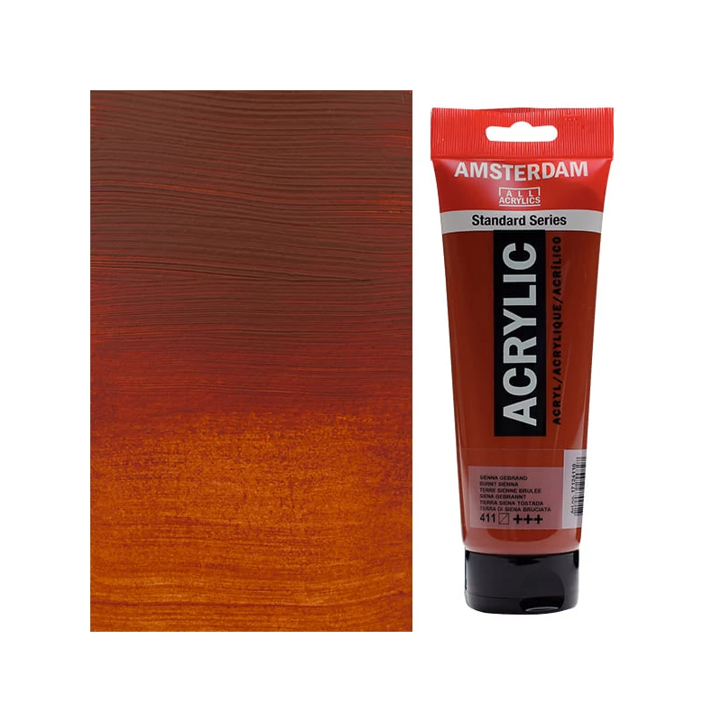 Talens Amsterdam akrilfesték, 250 ml - 411, burnt sienna