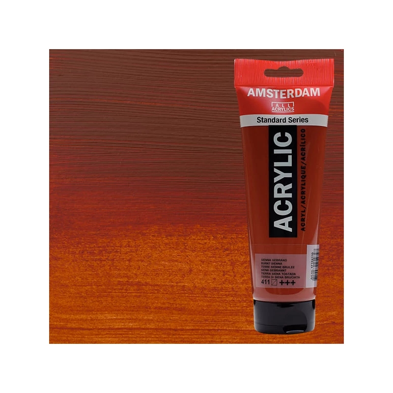 Talens Amsterdam akrilfesték, 250 ml - 411, burnt sienna