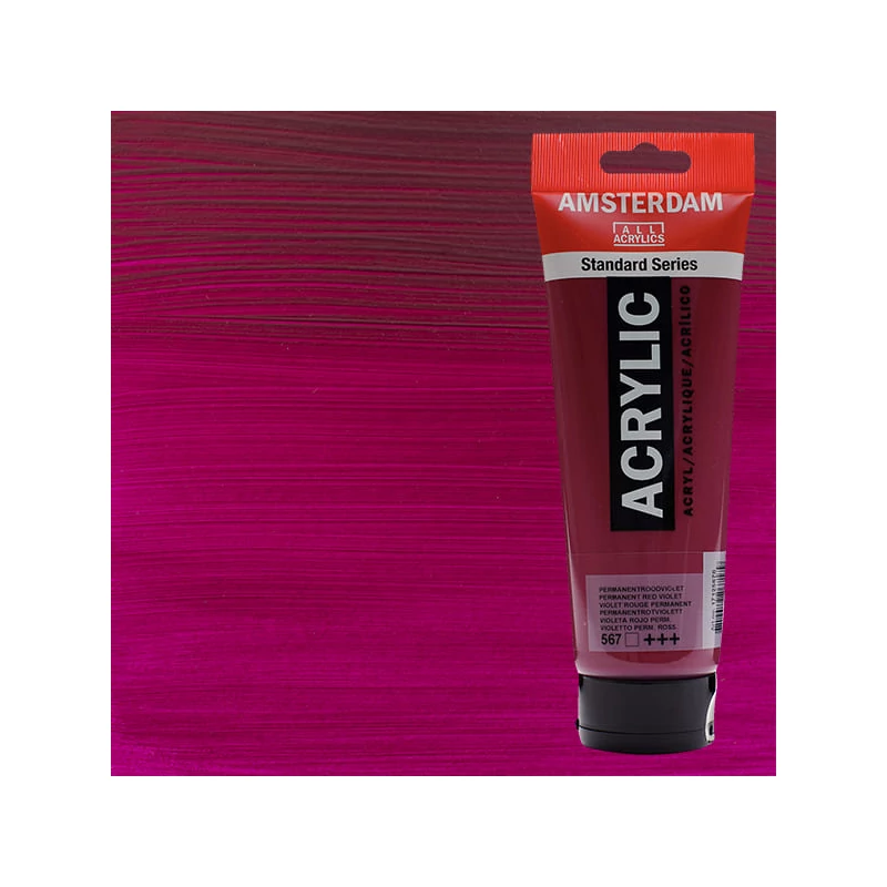 Talens Amsterdam akrilfesték, 250 ml - 567, permanent red violet