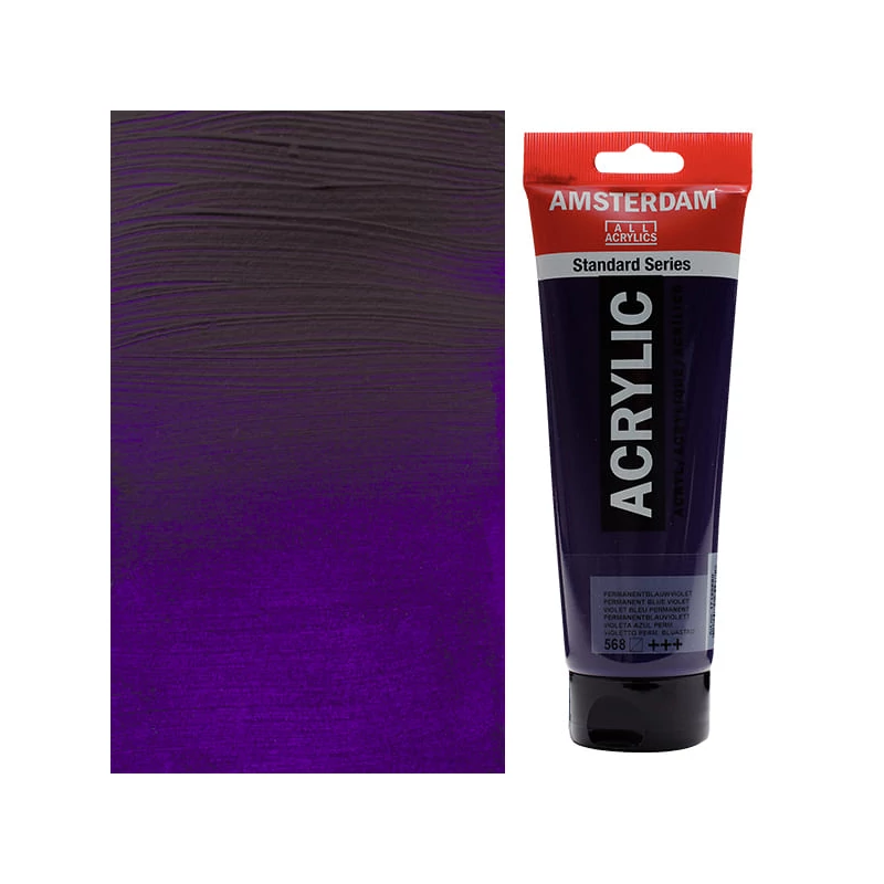 Talens Amsterdam akrilfesték, 250 ml - 568, permanent blue violet