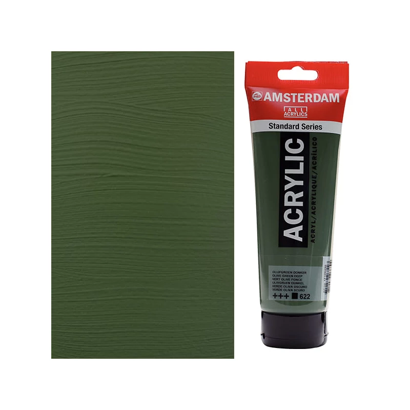Talens Amsterdam akrilfesték, 250 ml - 622, olive green deep