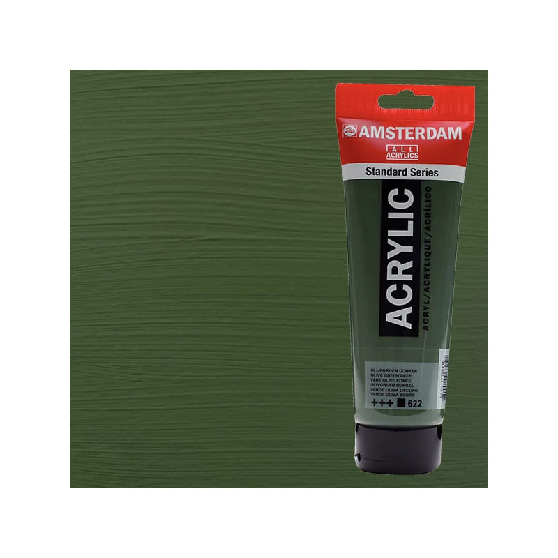 Talens Amsterdam akrilfesték, 250 ml - 622, olive green deep