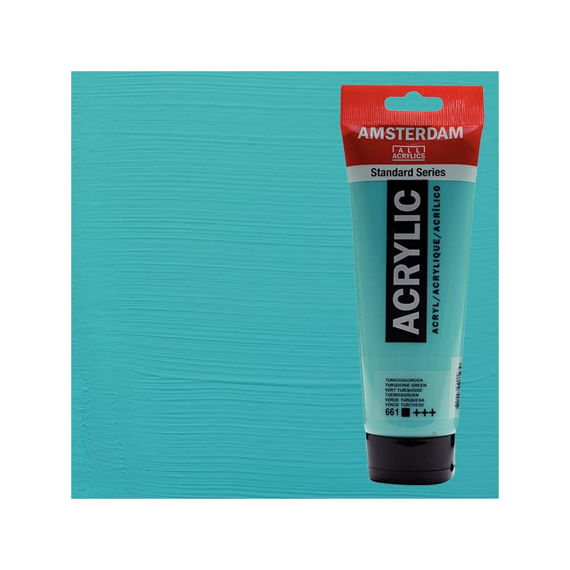 Talens Amsterdam akrilfesték, 250 ml - 661, turquoise green