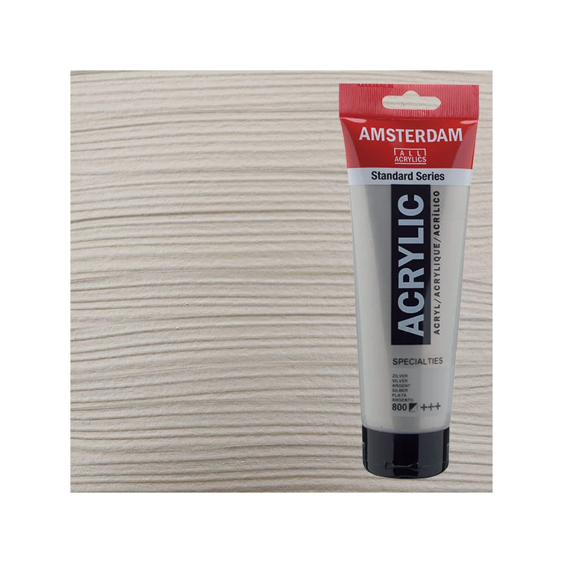 Talens Amsterdam akrilfesték, 250 ml - 800, silver