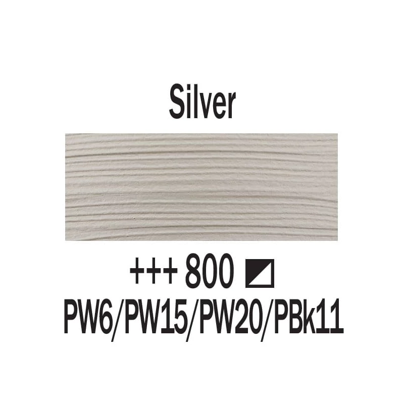 Talens Amsterdam akrilfesték, 250 ml - 800, silver