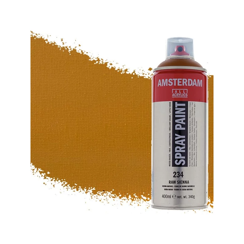 Talens Amsterdam vízbázisú akrilfesték spray, 400 ml - 234, raw sienna