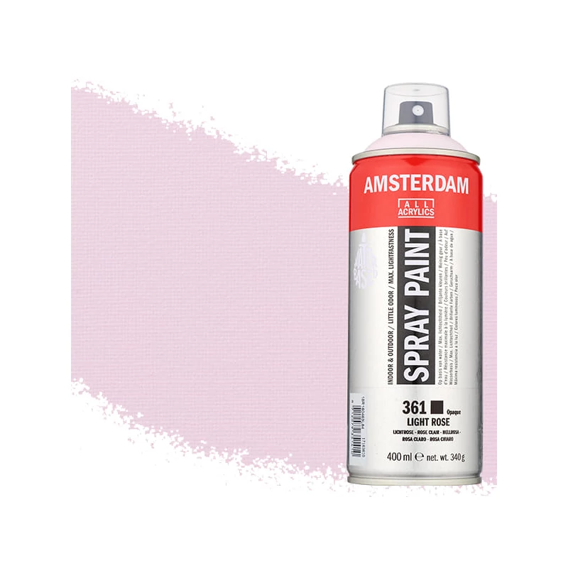 Talens Amsterdam vízbázisú akrilfesték spray, 400 ml - 361, light rose