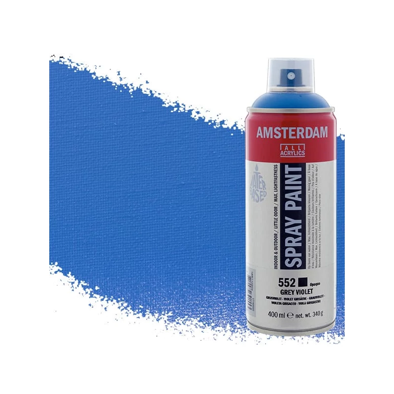 Talens Amsterdam vízbázisú akrilfesték spray, 400 ml - 552, grey violet