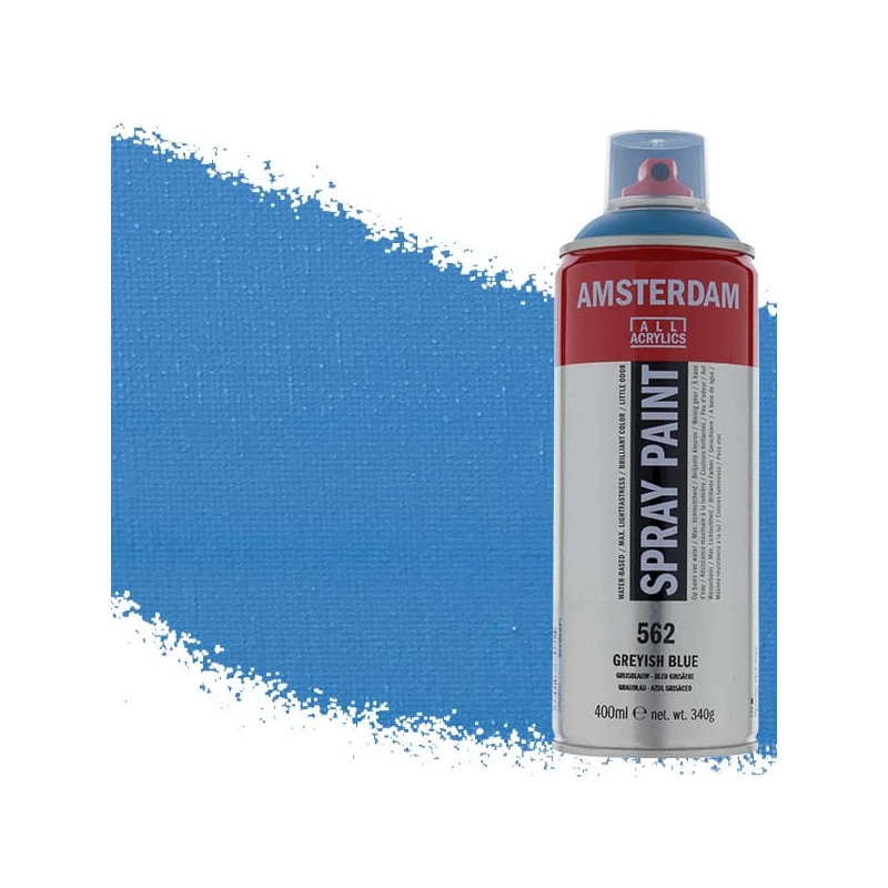 Talens Amsterdam vízbázisú akrilfesték spray, 400 ml - 562, greyish blue