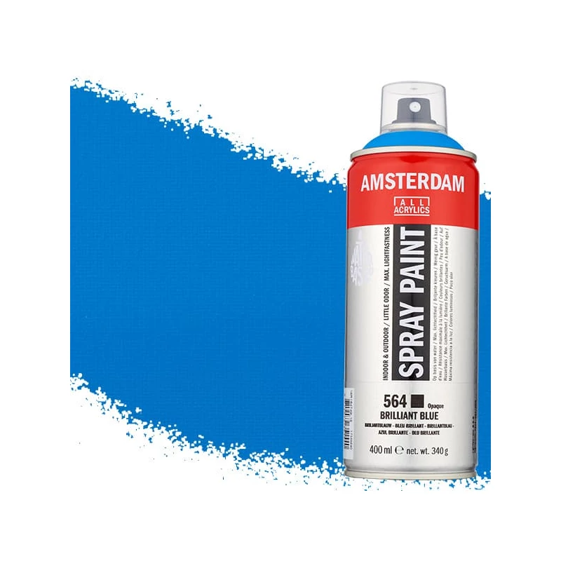 Talens Amsterdam vízbázisú akrilfesték spray, 400 ml - 570, phthalo blue