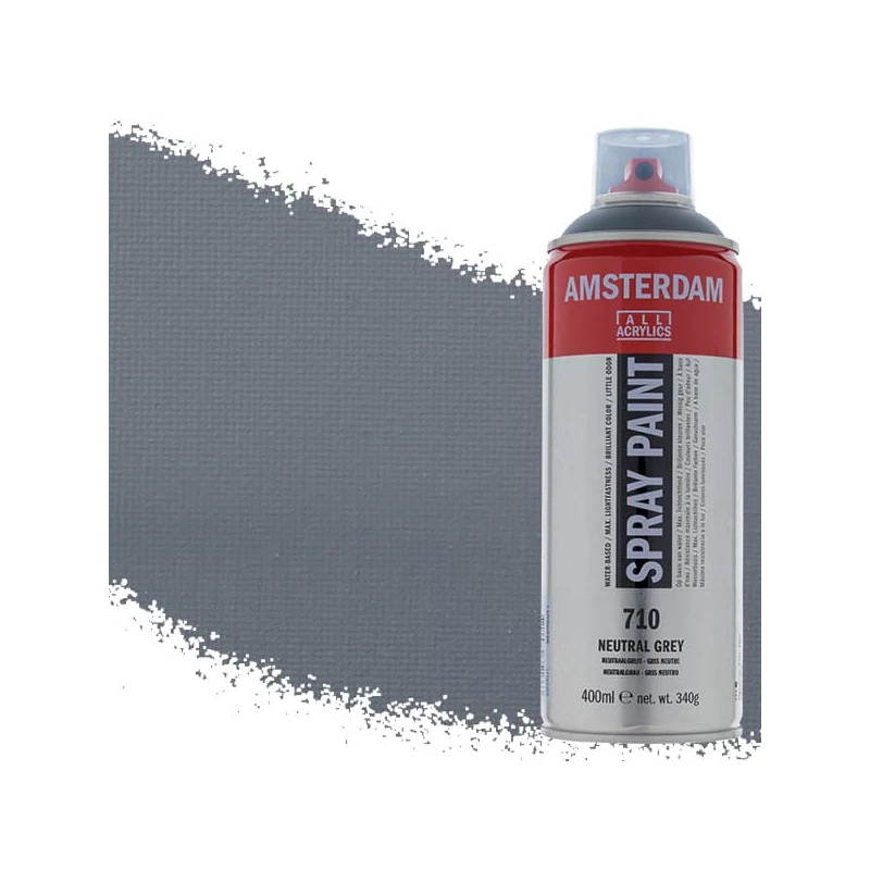 Talens Amsterdam vízbázisú akrilfesték spray, 400 ml - 710, neutral grey