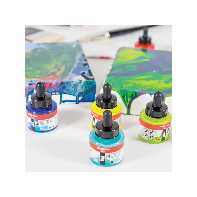 Talens Amsterdam akriltinta, 30 ml - 105, titanium white
