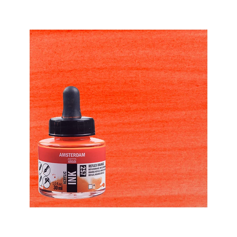 Talens Amsterdam akriltinta, 30 ml - 257, reflex orange