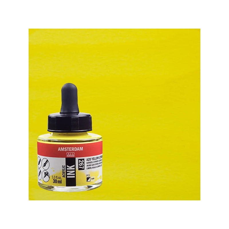 Talens Amsterdam akriltinta, 30 ml - 267, azo yellow lemon