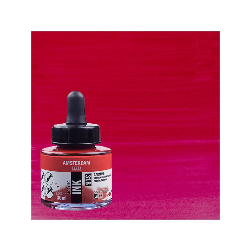 Talens Amsterdam akriltinta, 30 ml - 318, carmine