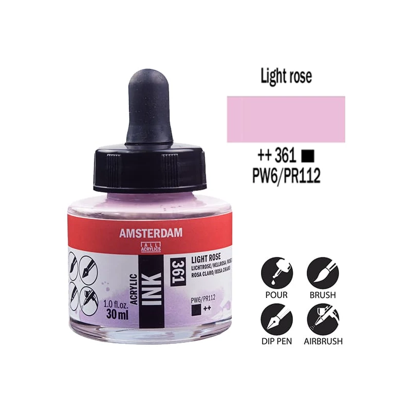 Talens Amsterdam akriltinta, 30 ml - 361, light rose