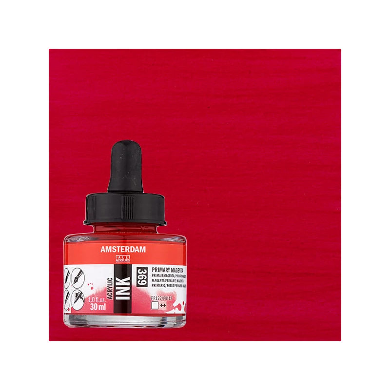 Talens Amsterdam akriltinta, 30 ml - 369, primary magenta