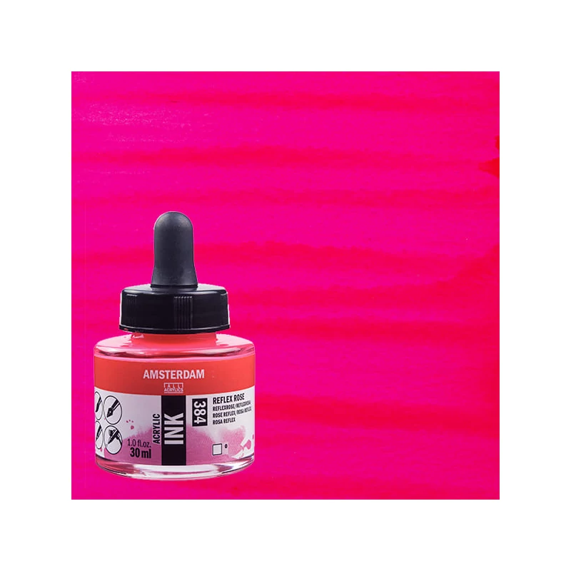 Talens Amsterdam akriltinta, 30 ml - 384, reflex rose