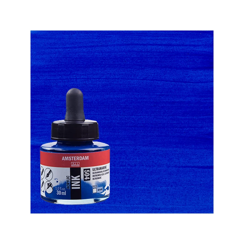 Talens Amsterdam akriltinta, 30 ml - 504, ultramarine